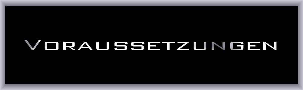 Button Voraussetzungen